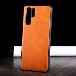 Шкіряний чохол AIORIA Vintage для Huawei P30 Pro orange