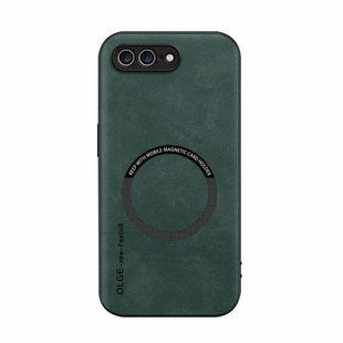 Шкіряний чохол OLGE з MagSafe для Apple iPhone 7 Plus / iPhone 8 Plus Green