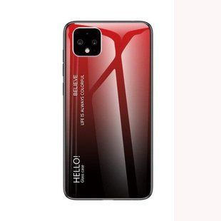 Чохол Google Pixel 4 XL Gradient Hello Red Black