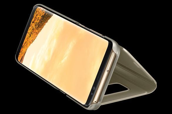 Чехол Clear View Standing Cover для Nothing Phone (1) Gold