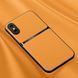 Шкіряний чохол Elegance з магнітом для Apple iPhone X Orange