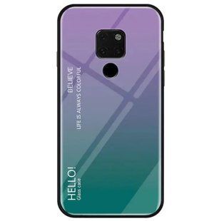 Чехол Huawei Mate 20 Gradient Hello Purple Green