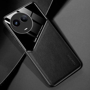 Бізнес чохол бампер GENEROUS для Realme 11 5G зі скла і штучної шкіри