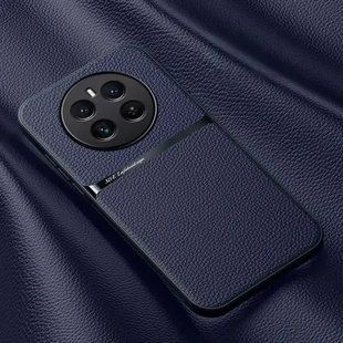 Шкіряний чохол Elegance з магнітом для Realme 12 Pro / Realme 12 Pro Plus Dark blue