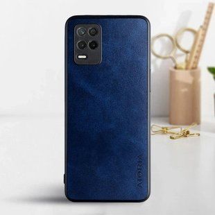 Кожаный чехол AIORIA Vintage для Realme 8 5G blue