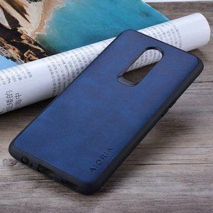 Кожаный чехол AIORIA Vintage для OnePlus 7 Pro blue