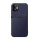 Кожаный чехол Elegance с магнитом для Apple iPhone 11 Dark blue