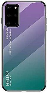 Чехол Samsung Galaxy S20 Plus Gradient Hello Purple Green
