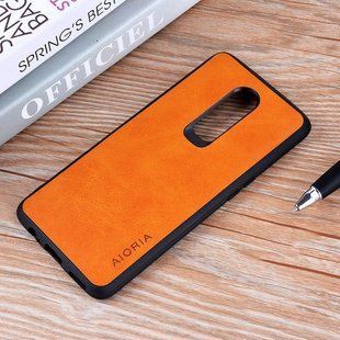 Кожаный чехол AIORIA Vintage для OnePlus 7 Pro orange