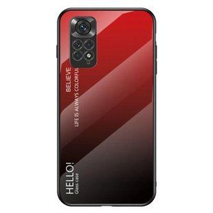 Чохол Xiaomi Redmi Note 12 Pro 4G Gradient Hello Red Black