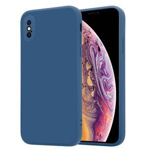 Силиконовый чехол Soft Touch для Apple iPhone XS Dark blue