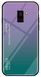 Чехол Samsung Galaxy A8 Plus 2018 Gradient Hello Purple Green