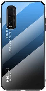 Чохол Oppo Find X2 Gradient Hello Blue Black