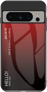 Чехол Google Pixel 8 Pro Gradient Hello Red Black