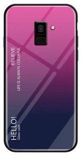 Чохол Samsung Galaxy A8 Plus 2018 Gradient Hello Rose Blue