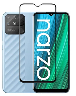 Защитное стекло Realme Narzo 50A (Mocolo 0.33 mm) 5D Full Glue