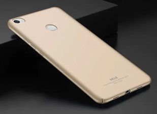 Чехол MSVII для Xiaomi Mi Max 2 (поликарбонат) Gold