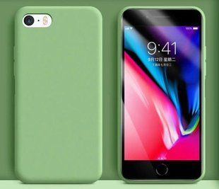 Силіконовий чохол Liquid Silicone Case Apple iPhone SE 2016 Red