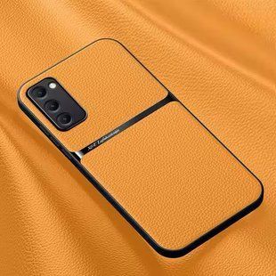 Шкіряний чохол Elegance з магнітом для Samsung Galaxy S22 Plus Orange