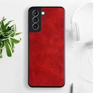 Шкіряний чохол AIORIA Vintage для Samsung Galaxy S22 Plus red