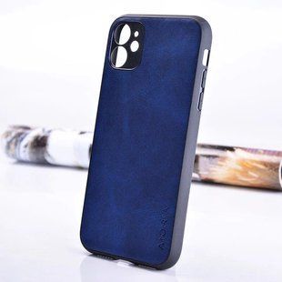 Шкіряний чохол AIORIA Vintage для Apple iPhone 11 blue