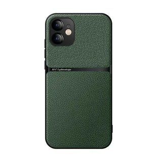 Шкіряний чохол Elegance з магнітом для Apple iPhone 11 Green