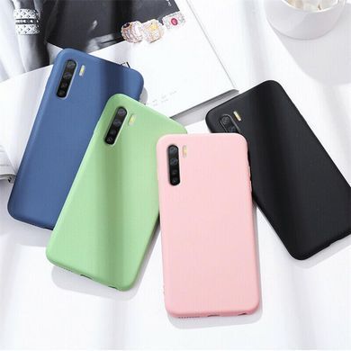 Силиконовый чехол Liquid Silicone Case Oppo F15