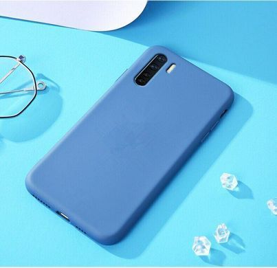 Силиконовый чехол Liquid Silicone Case Oppo F15