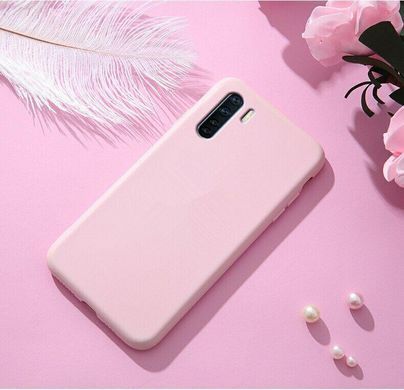 Силиконовый чехол Liquid Silicone Case Oppo F15