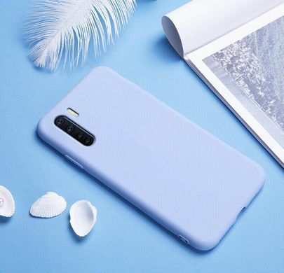 Силиконовый чехол Liquid Silicone Case Oppo F15