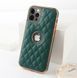Роскошный мягкий чехол Lambskin Premium case для Apple Iphone 11 Pro Green
