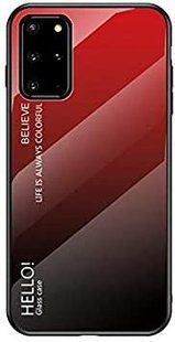 Чехол Samsung Galaxy S20 Plus Gradient Hello Red Black