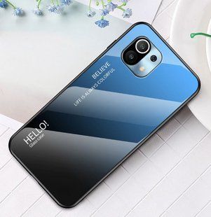 Чохол Xiaomi Mi 11 Gradient Hello Blue Black