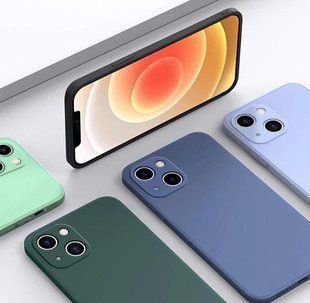 Силіконовий чохол Liquid Silicone Case Apple iPhone 13 Blue