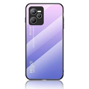 Чехол Realme Narzo 50A Prime Gradient Hello Pink Purple