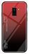 Чехол Samsung Galaxy A8 Plus 2018 Gradient Hello Red Black