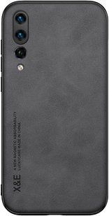 Кожаный чехол Sheepskin с магнитом для Huawei P20