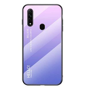 Чехол Oppo A8 Gradient Hello Pink Purple