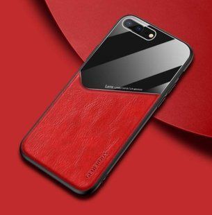 Бізнес чохол бампер GENEROUS для Apple Iphone 7 Plus зі скла і штучної шкіри