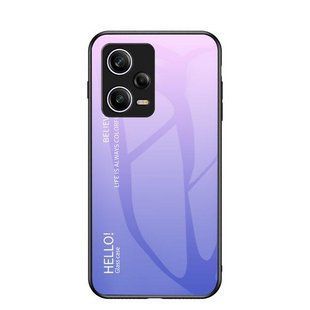 Чехол Xiaomi Redmi Note 12 Pro 5G Gradient Hello Pink Purple
