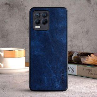 Кожаный чехол AIORIA Vintage для Realme 8 / Realme 8 Pro blue