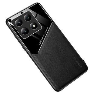 Бізнес чохол бампер GENEROUS для Xiaomi 14T зі скла і штучної шкіри