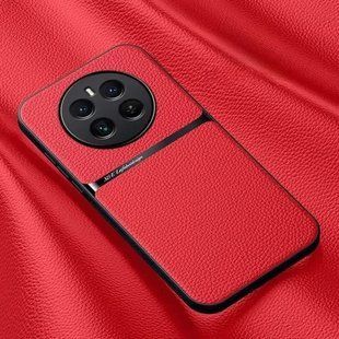 Шкіряний чохол Elegance з магнітом для Realme 12 Pro / Realme 12 Pro Plus Red
