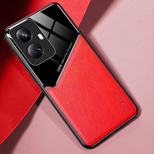 Бізнес чохол бампер GENEROUS для Realme 10 Pro Plus 5G зі скла і штучної шкіри