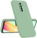 Силиконовый чехол Liquid Silicone Case Oppo Reno Ace Green