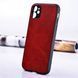 Кожаный чехол AIORIA Vintage для Apple iPhone 11 red