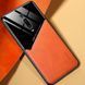 Бізнес чохол бампер GENEROUS для Xiaomi Mi 9T / Mi 9T Pro / Redmi K20 / K20 Pro зі скла і штучної шкіри orange