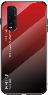 Чохол Oppo Find X2 Gradient Hello Red Black