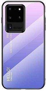 Чехол Samsung Galaxy S20 Ultra Gradient Hello Pink Purple