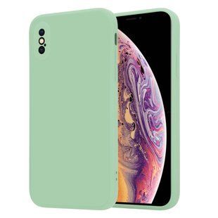 Силиконовый чехол Soft Touch для Apple iPhone XS Matcha green